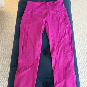 Lululemon Fuchsia Leggings Sz 6